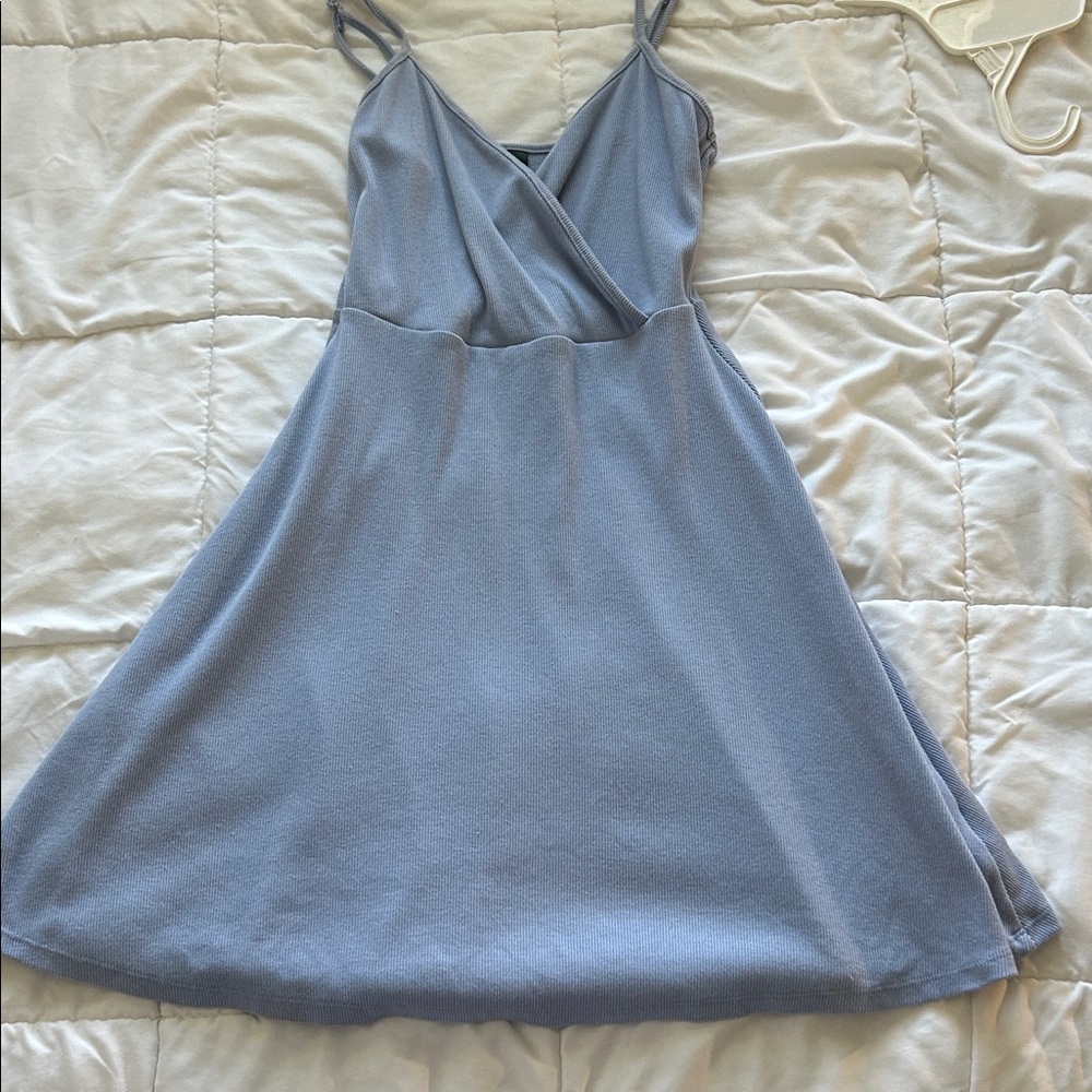 Wild Fable Light Blue Wrap Dress